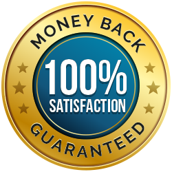 60-Day 100% Money-Back Guarantee Seal